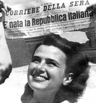 2 giugno 1946, i primi voti femminili In Italia le donne votarono per la prima volta nel 1946.