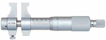Inside micrometer Resolution Setting ring BB24330 5 30 0,01 Micrometro per interni. Risoluzione 0,01.Superfici di contatto in metallo duro. Inside micrometer. Resolution 0.01. Tungsten carbide tipped flutes.