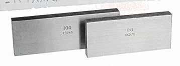 Single gauge block in steel GRADE 1 GRADE 0 Range FA00505 FA00405 0,50 FA005010 FA004010 1,0 FA005010005 FA004010005 1,0005 Blocchetto di riscontro singolo in acciaio.