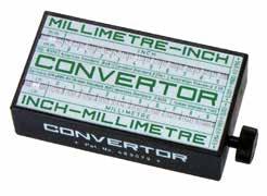 Convertor Dimension FA205CONV 110 x 60 x 30 Convertor. Strumento per la conversione dei valori da a pollici. Convertor. Converts values into inch.