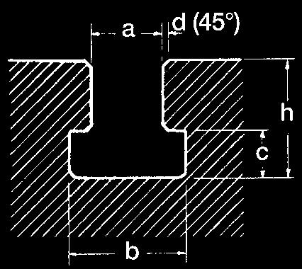 Precisione di ortogonalità tra le due facce rettificate secondo DIN 875/1: ± (0,01 + L / 20.000), a richiesta precisione secondo DIN 875/0: ± (0,005 + L / 50.000), e dimensioni maggiori.