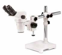 Professional stereomicroscopes SCOPE Magnification Working distance Range zoom LA36040X 20x 40x 80 2x 4x manual LA36045X 7x 45x 85 0,7x 4,5x continuous Stereomicroscopio modello base.