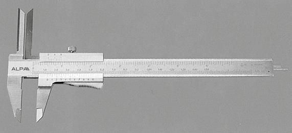 IP67 Swiss made electronics, long jaws digital caliper for internal measurement.