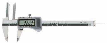 Conversione /inch - LCD display - Hardened stainless steel - Standard depth rod (flat) - /inch conversion ACC01001 Connettore / Proximity connector USB TECHNICAL SPECIFICATIONS Long internal jaws