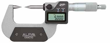 IP65 Electronic point micrometer 30 EXACTO Accuracy A C BA04025 0 25 57 32 ± 0,004 BA04050 25 50 82 44.