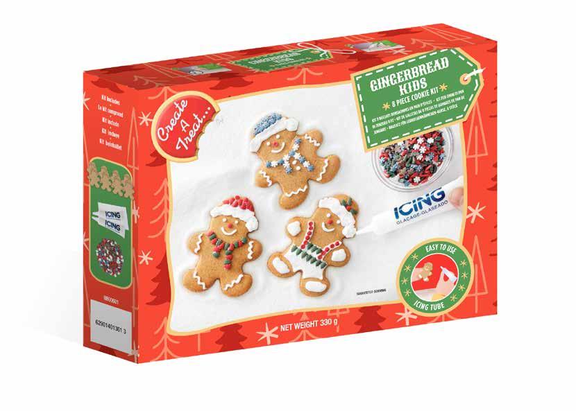 PAP4027 GINGERBREAD FAMILY COOKIE KIT,