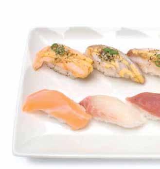 Sushi Sashimi 15,00 (8 Sashimi + 3 nigiri + 2 uramaki flambè) B4 Misto Shibuya 23,00 (10 Sashimi + 5 nigiri + 5 uramak i +