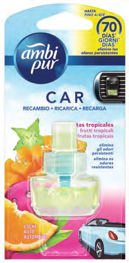 Conf. 9 Ambi Pur Car Ricarica Acqua Freschezza Naturale 7ml blister 341616 42,93