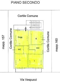 Appartamento 88,00 x 100 % = 88,00 Balcone 7,20 x 30 % = 2,16 Totale: 95,20 90,16 planimetria edilizia (DIA 245/09) planimetria catastale VALUTAZIONE: DEFINIZIONI: Procedimento di stima: