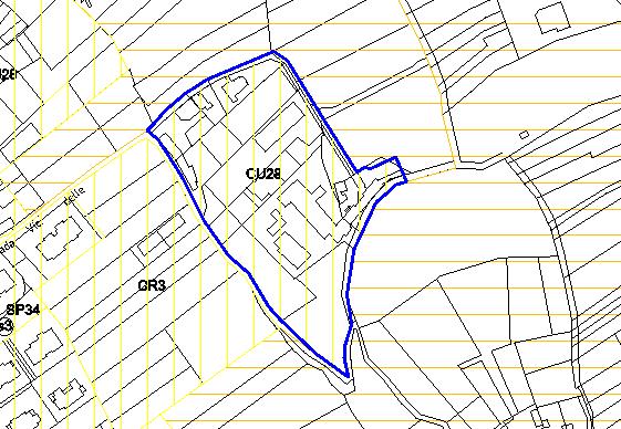 CU28 per riportarla in area agricola e ridefinizione confini area CU29. OGGETTO VARIANTE STRUTTURALE 2018 AL P.R.G.C. Comune