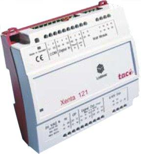XENTA 121-FC Regolatore per fancoil parzialmente programmabile XENTA 121-FC è un regolatore facilmente programmabile progettato per applicazioni a due e quattro tubi, con o senza post riscaldamento.