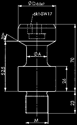 6945-02-04-009 in unione a un pistone di bloccaggio n. 6945-15-10, la pressione di esercizio max. per motivi di stabilità è di soli 230 bar.