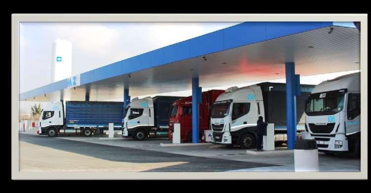 TRUCK STATION a BREMBATE (BG): RIFORNIMENTO