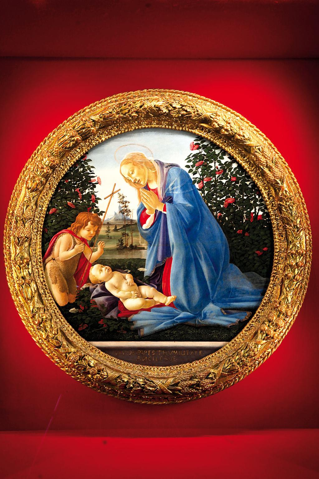 S. Botticelli Madonna adorante il