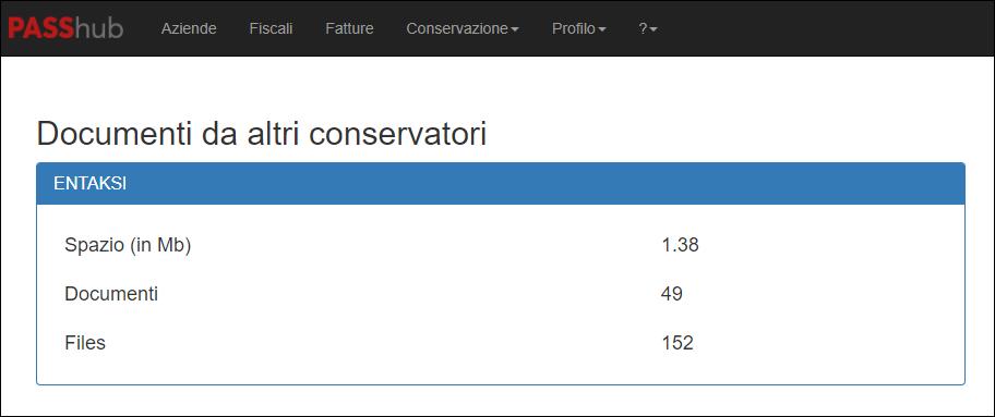 : effettua una ricerca dei dati in archivio in base alla stringa indicata nel campo Ricerca.