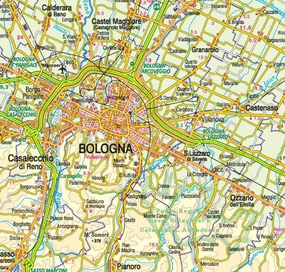 2 Inquadramento del sito La strada provinciale 65 DELLA FUTA è la principale via di collegamento fra l area urbana di Bologna e i comuni della valle del Savena (Monghidoro, Loiano, Pianoro e le sue