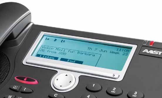 Soluzione di comunicazione per imprese di Aastra Sistema Voice Mail sull'aastra 400 dalla versione R1.