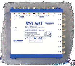 -15dB MA96 231,00 281,82 Attivo terminale 6 derivate +1dB Tv Terr. -15dB MA96T 223,00 272,06 Passivo passante 6 derivate -10dB Tv Terr.