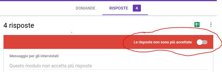 Google moduli: rielaborazione risposte 30.