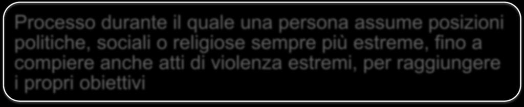 a compiere anche atti di violenza estremi, per raggiungere i propri