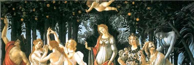 Alessandro Botticelli. L opera, di notevoli dimensioni (si tratta di una tempera su tavola di 203X214 cm.