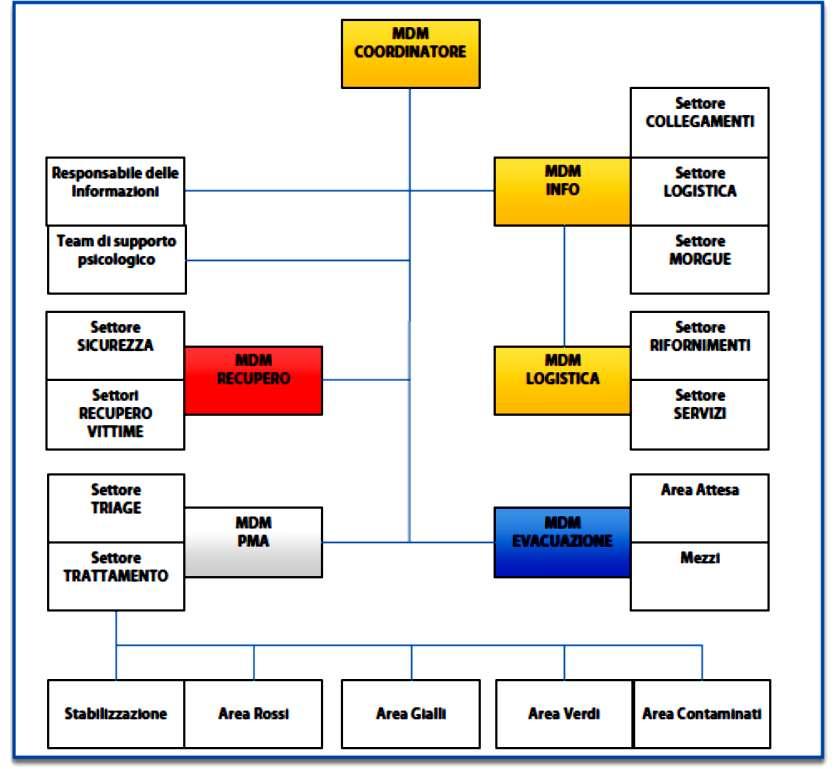 livelli della catena dei soccorsi.