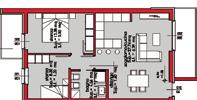 000 APPARTAMENTO CALDONAZZO STATO: nuovo scelta finiture TIPOLOGIA: 2 terrazzi - soggiorno - 2 stanze bagno fin.
