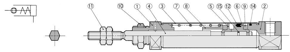 telo antirotazione: emplice effetto, Molla anteriore/posteriore erie J2K Peso/Molla anteriore ( ): Molla posteriore Peso base Peso accessorio di montaggio mm 3 mm mm mm 7 mm mm mm mm Piedino Flangia