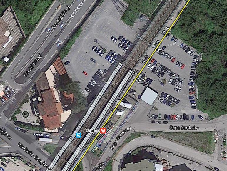 Chiaiano Linea 2 - realizzare parcheggi di interscambio in corrispondenza delle stazioni: Bagnoli (viale
