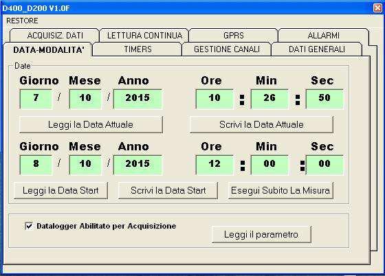 DATALOGGER D200 Pag.