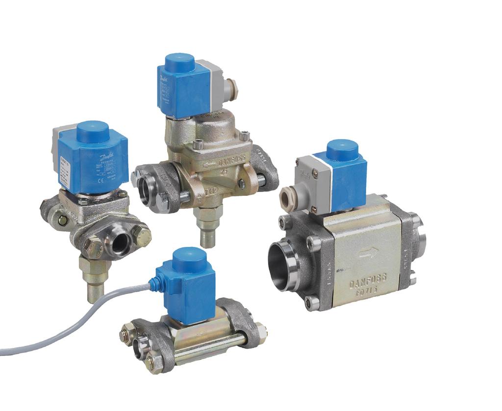 MAKING MODERN LIVING POSSIBLE Opuscolo tecnico Valvole solenoidi 40 e EVRAT 20 La EVRA è una valvola solenoide ad azione diretta o servocomandata per linee di liquido, aspirazione e gas caldo con