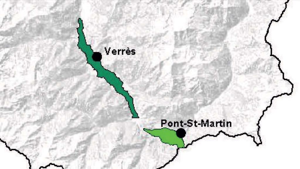 1977.1 Frosio Pont_Saint_Martin 3.2 - Idrogeologia La figura 5 è tratta dalla Carta dei Corpi idrici sotterranei significativi del Piano di Tutela delle Acque della Regione Valle d Aosta.