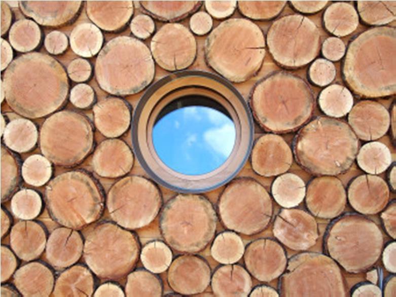 Il MARCHIO oggi lo SHOWWOOD E un esempio di sostenibilità, interamente realizzato con il legno del