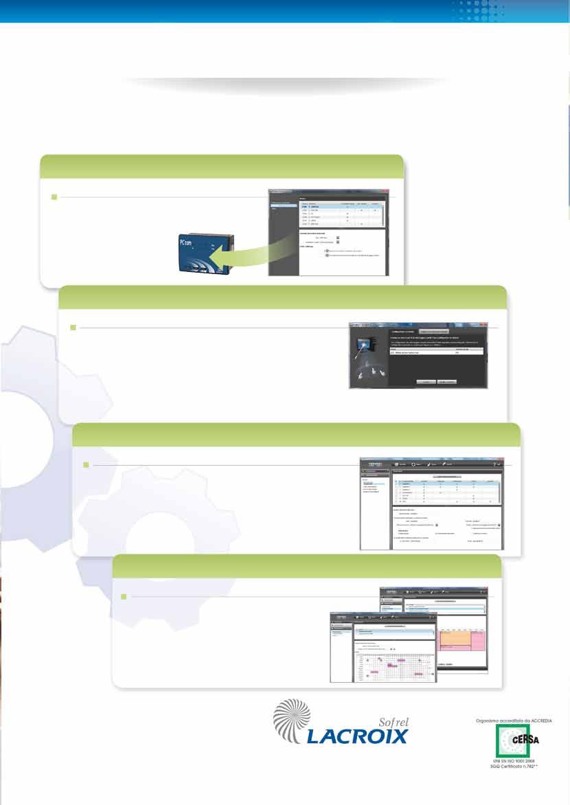 Configurazione assistita del sistema Basato su una HMI grafica molto intuitiva, PCWin2 rende l implementazione del sistema centrale e dei relativi apparati estremamente semplice e veloce.