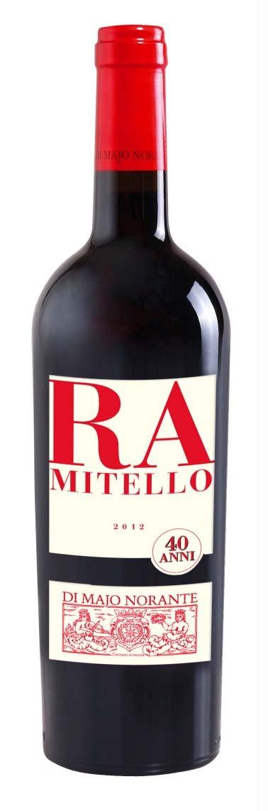 RAMITELLO DOC BIFERNO RISERVA Vino Rosso Secco Ramitello Montepulciano 80% Aglianico 20% Età media dei vigneti 10 anni mese.