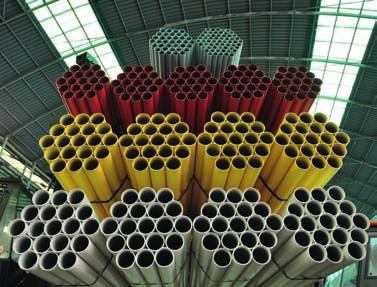 Tubi Dalmine Thermo Nelle installazioni civili e industriali è necessario che il colore del tubo identifichi il fluido convogliato.