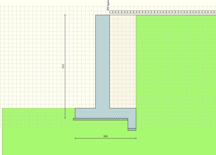 Geometria del modello di calcolo Materiali utilizzati per la struttura Calcestruzzo SCC Peso specifico 2500,0 [kg/mc] Classe di Resistenza C25/30 Resistenza caratteristica a compressione R ck 300,0