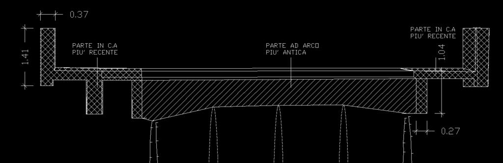 Le due parti edificate in tempi diversi risultano interconnesse da una