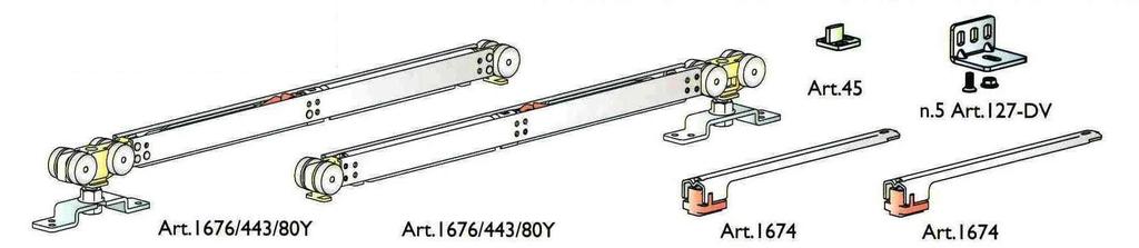 AMMORTIZZATI DA  1676G1676G/G/C GUARNITURA STAFFA NORMALE PORTATA