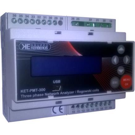 KET-PMM-300 Monitoraggio energia elettrica Contatore di energia monofase ad inserzione diretta (fino a 100A) -