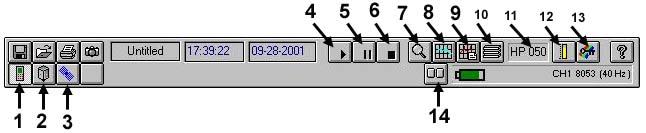 7.9 Utilizzo del modulo GPS (fuori produzione) Dopo aver acceso l SB-04, in questo esempio con 3 periferiche collegate (8053, EHP-50G, 8053GPS), e avviato il programma 8053-SW02, nella finestra
