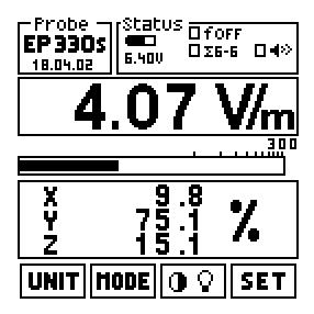 3.5 MODE Premendo il tasto MODE il PMM 8053B permette differenti modi per mostrare o per acquisire dati.