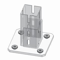 Articolo D [mm] [kg/pz] [pz] Adattatore per ancorante da M16 a M10 11 0,047 50 1610019502/zn Adattatore per ancorante da M16 a M12 13 0,045 50 1610019503/zn Adattatori CENTUM M G F adm M G F adm