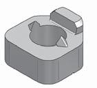 Sistema di connessione CENTUM, dentato CENTUM A 55 Bullone di montaggio CENTUM Rondella di montaggio CENTUM Vite con testa a martello CENTUM Per profi lo tipo: XL 80, XL 100, XL 120 e