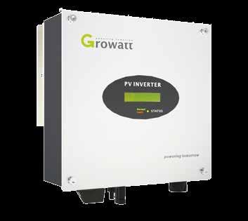 Growatt 000-S / 500-S / 2000-S / 3000-S Growatt 000-S Growatt 500-S Growatt 2000-S G rowa tt 3000- S Potenza FV masma raccomandata 300W 900W 2300W 3400W Masma tenone DC 450V 450V 450V Efficienza