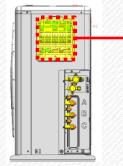 . SCHEDA DI MONITORAGGIO / IMPOSTAZIONI Scheda elettronica accessibile rimuovendo la copertura laterale destra di accesso alla morsettiera di