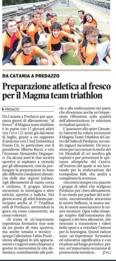 Queste le motivazioni che hanno portato Giovanni Malagò, numero uno nazionale del Coni, a conferire la Stella di bronzo al merito sportivo all'importante tecnico trentino.
