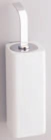 8 cm ) Porta dosatore appoggio Soap Dispenser base 149/D. ( H 19 L. 8 P. 7 cm ) Porta dosatore a muro Wall-mounted soap dispenser 141/D. ( H 19 L. 8 P. 8 cm ) Porta scopino Toilet brush 145.