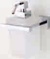 10,5 cm ) Porta dosatore a muro Wall-mounted soap dispenser 531/D. ( H 17 L.