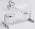 Wall-mounted toilet brush holder 585. ( H 37 L. 12 P.
